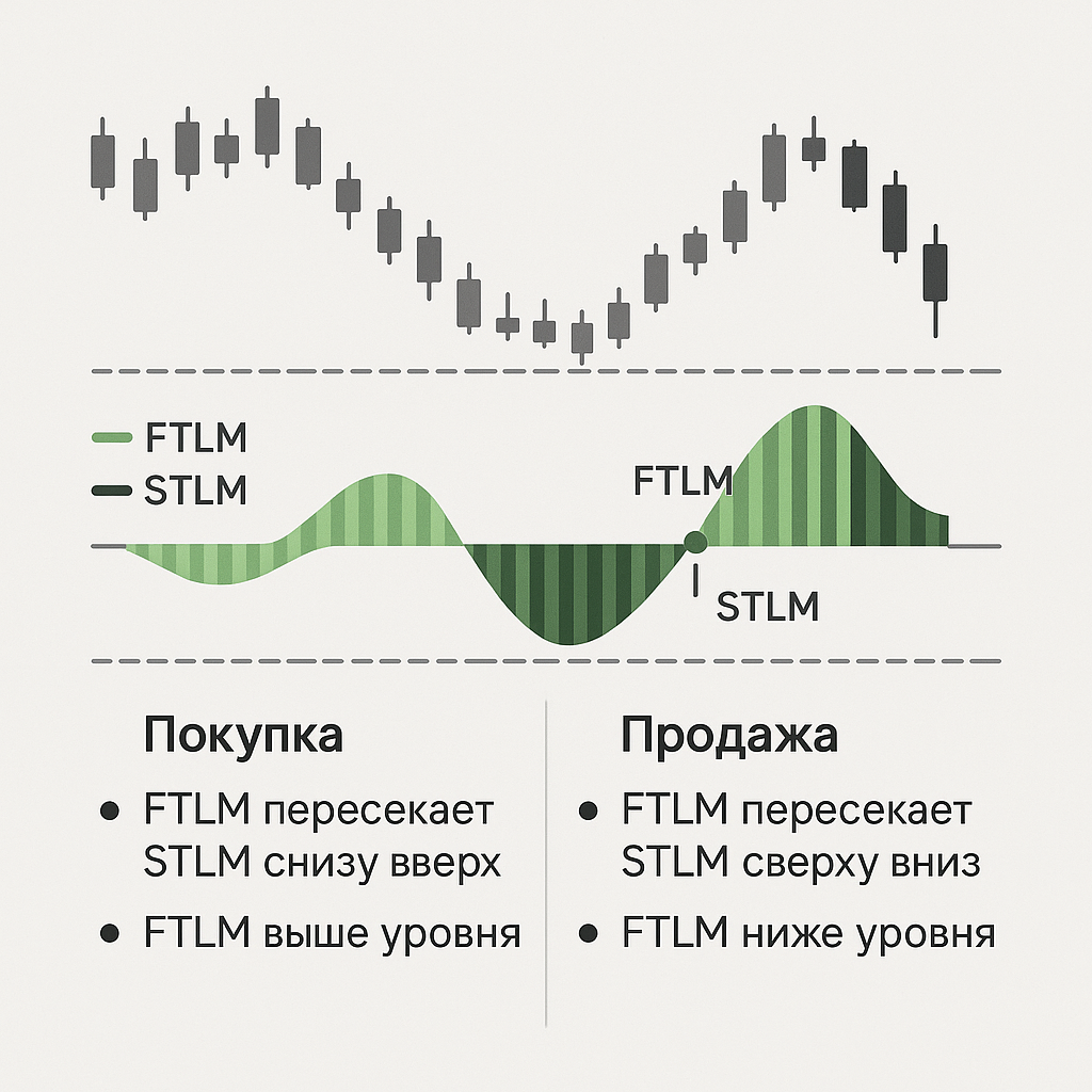 Сигналы на покупку и продажу FTLM‑STLM