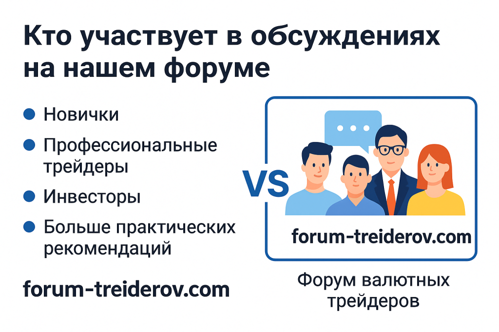 Кто участвует в обсуждениях на forum-treiderov.com