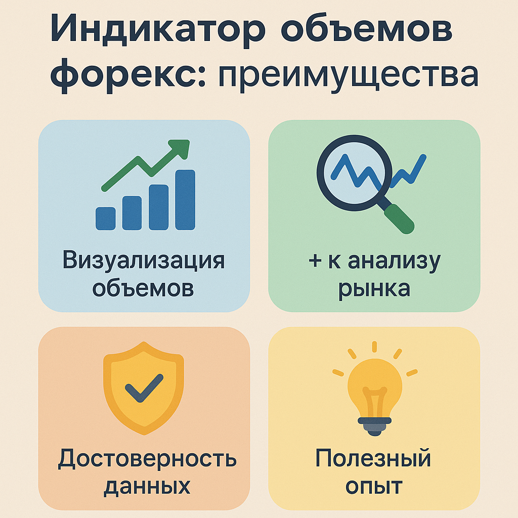 Индикатор объемов форекс: преимущества