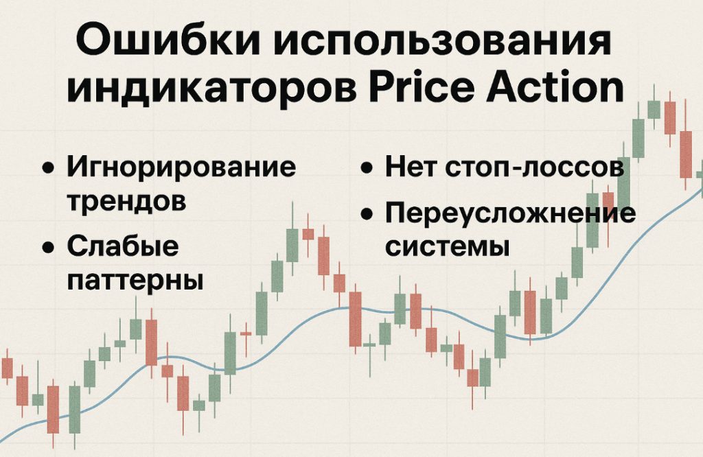 Ошибки при использовании индикаторов Price Action