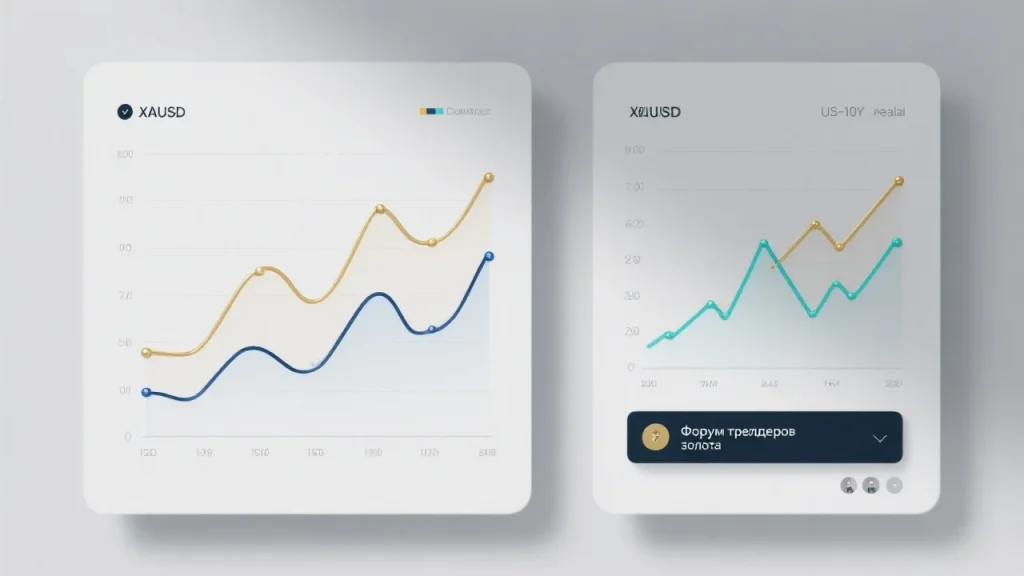 два графика, показывающие обратную связь золота с индексом доллара и десяти-летней реальной доходностью