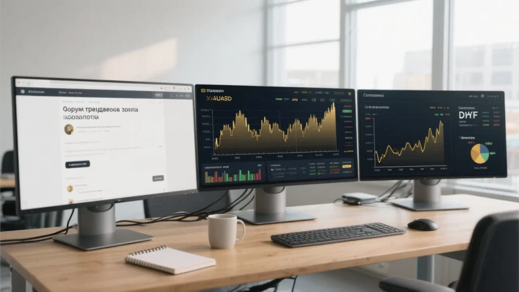 форум трейдеров золота — рабочее место трейдера XAUUSD и корреляции