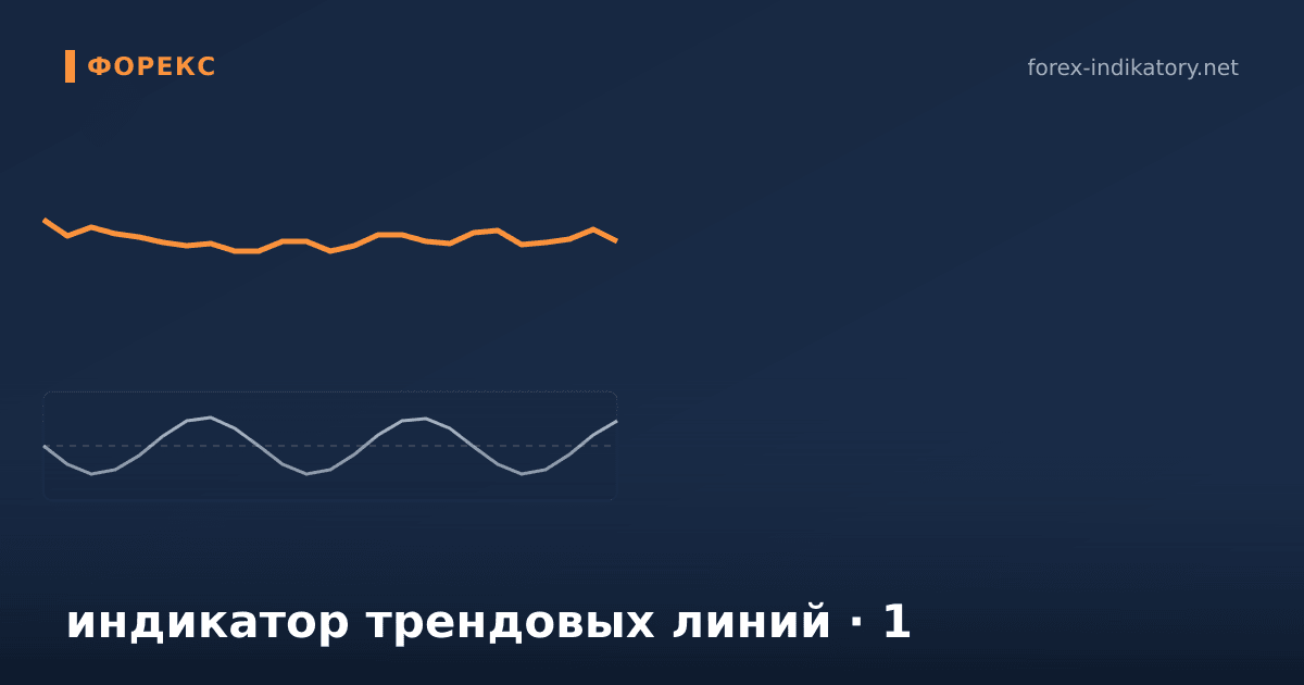 Индикатор трендовых линий — иллюстрация по теме статьи