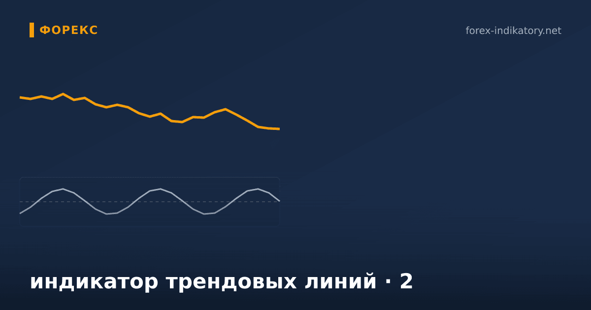 Индикатор трендовых линий — иллюстрация по теме статьи