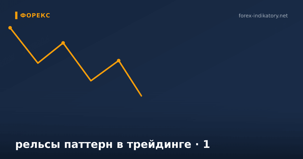 Рельсы паттерн в трейдинге — иллюстрация по теме статьи