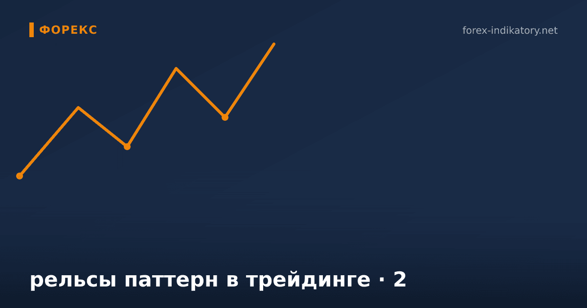 Рельсы паттерн в трейдинге — иллюстрация по теме статьи
