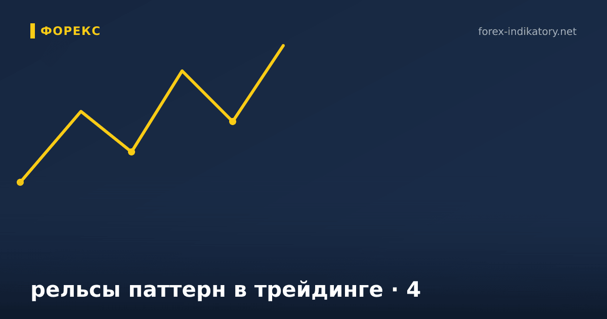 Рельсы паттерн в трейдинге — иллюстрация по теме статьи
