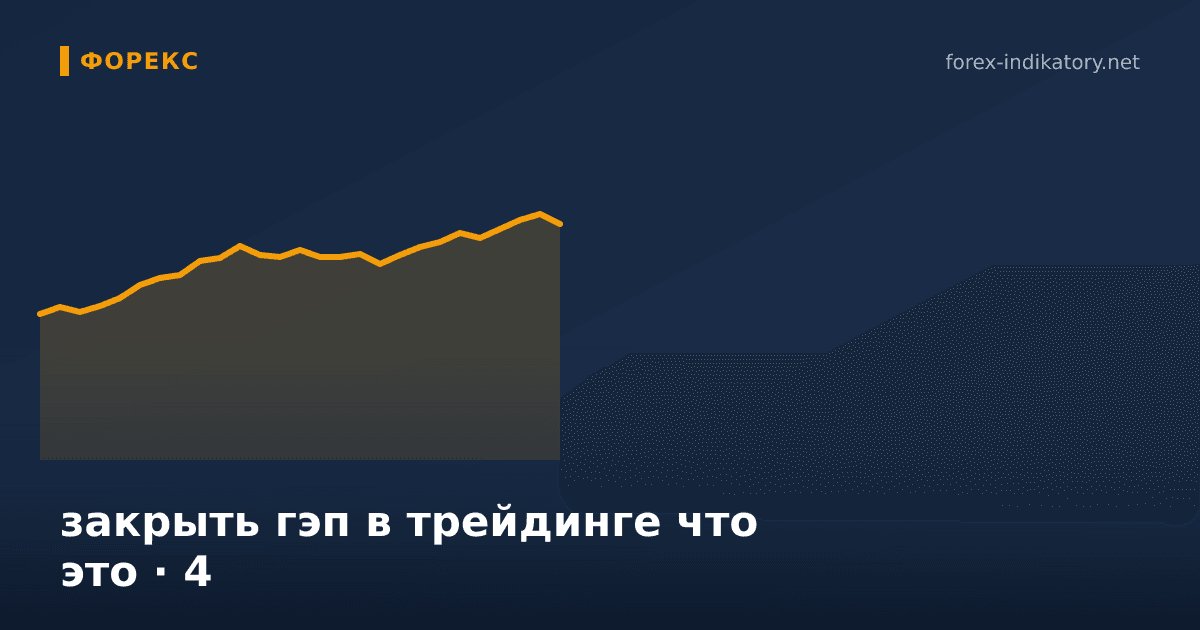 Закрыть гэп в трейдинге что это — иллюстрация по теме статьи