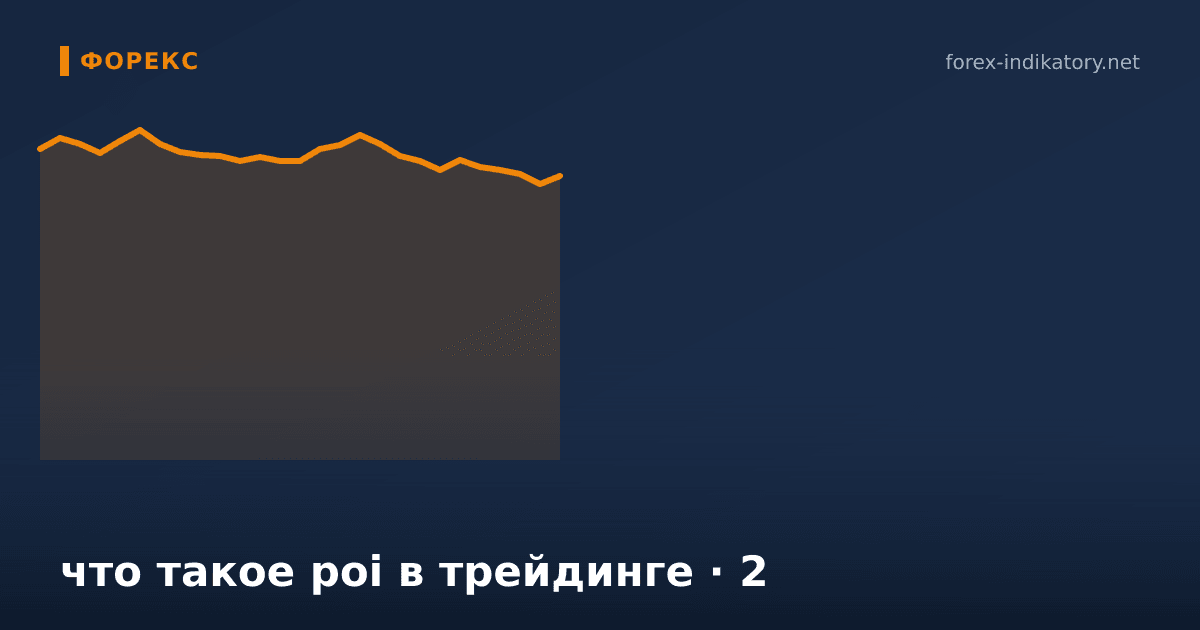 Что такое poi в трейдинге — иллюстрация по теме статьи