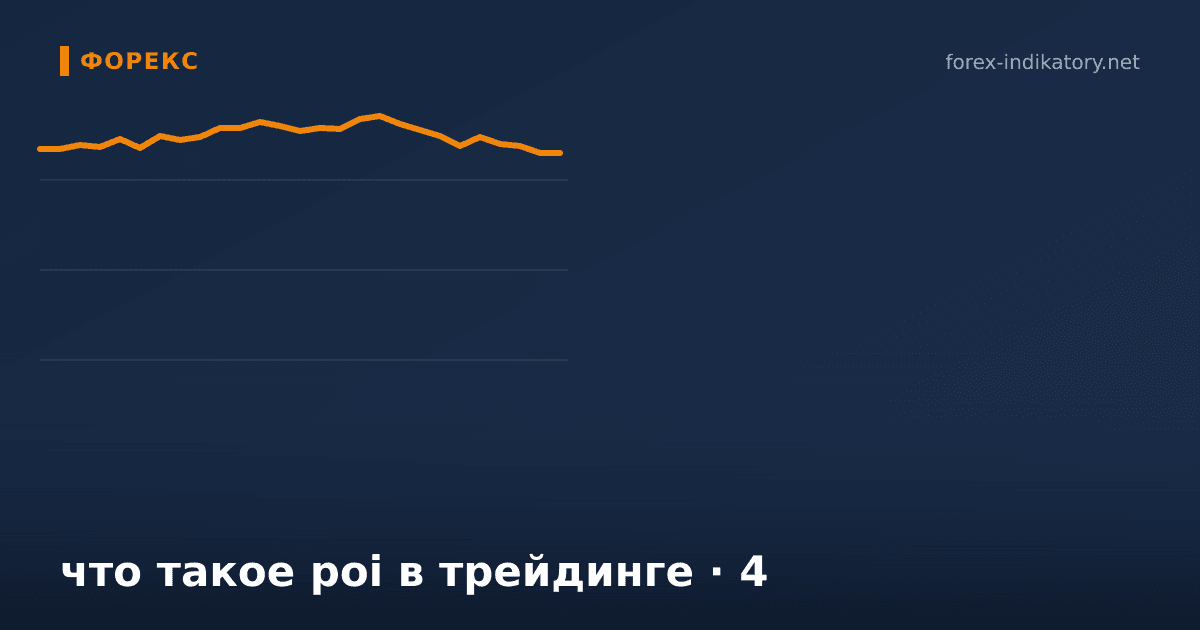 Что такое poi в трейдинге — иллюстрация по теме статьи