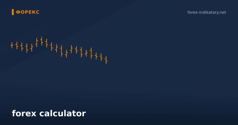 Forex calculator — иллюстрация по теме статьи