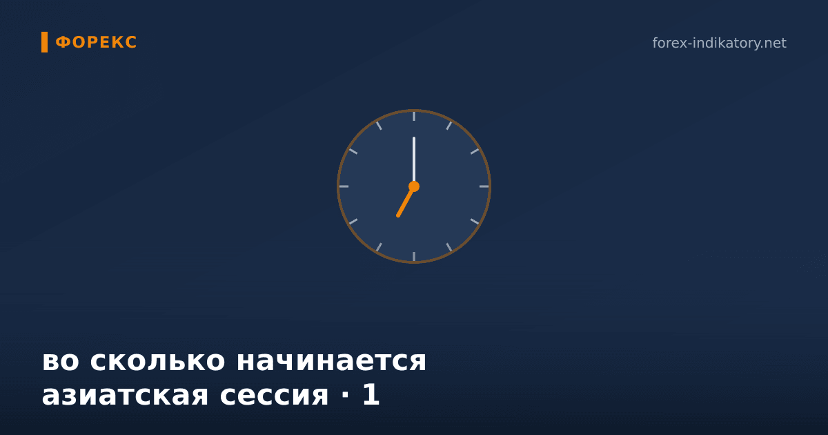 Во сколько начинается азиатская сессия — иллюстрация по теме статьи