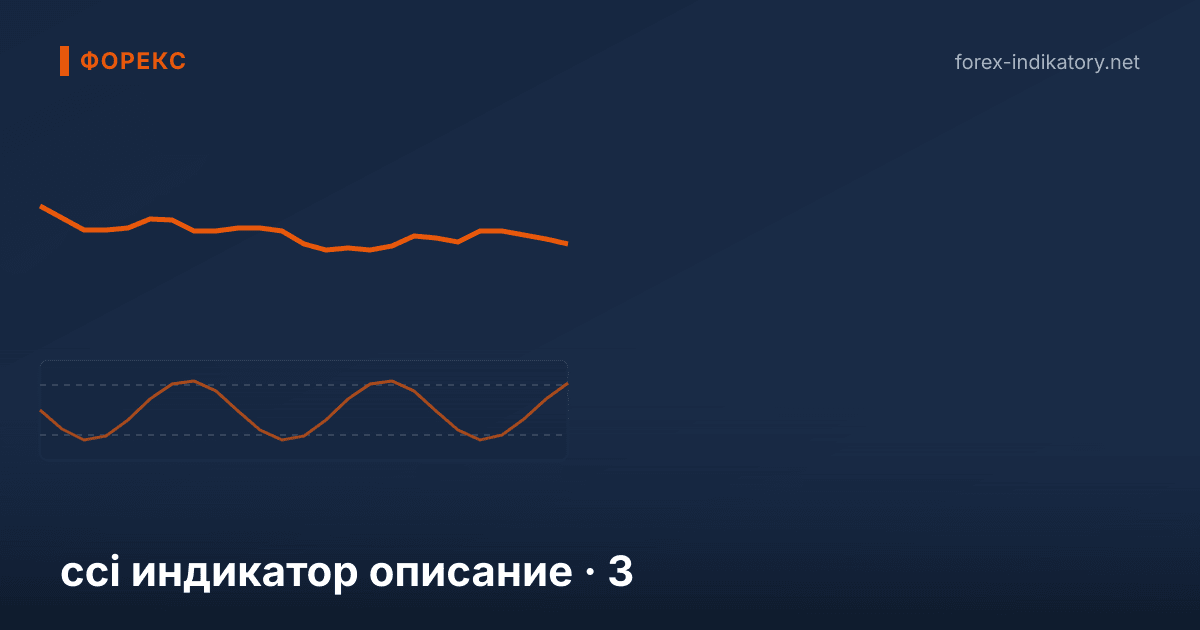 Cci индикатор описание — иллюстрация по теме статьи
