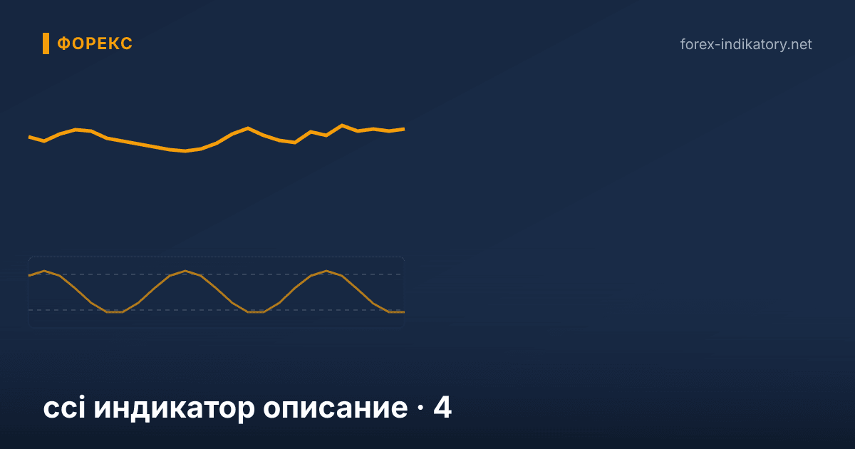 Cci индикатор описание — иллюстрация по теме статьи