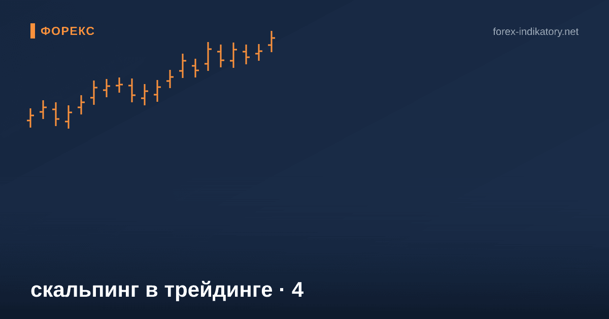 Скальпинг в трейдинге — иллюстрация по теме статьи