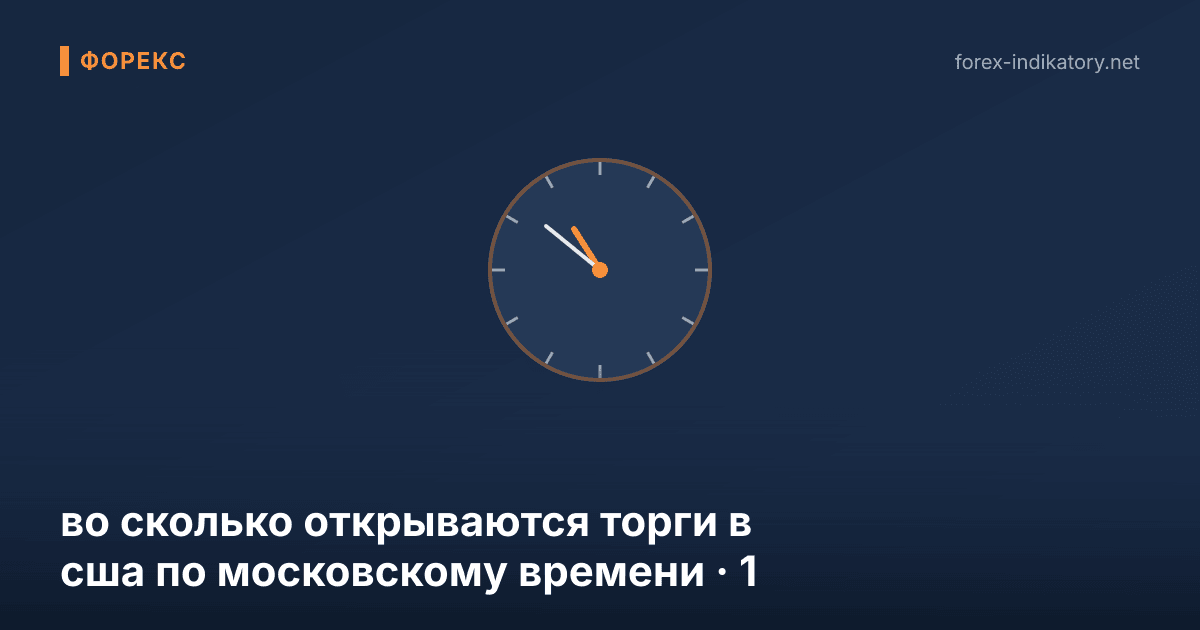 Во сколько открываются торги в сша по московскому времени — иллюстрация по теме статьи