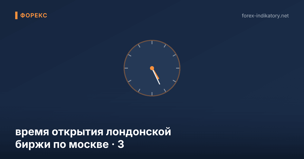 Время открытия лондонской биржи по москве — иллюстрация по теме статьи