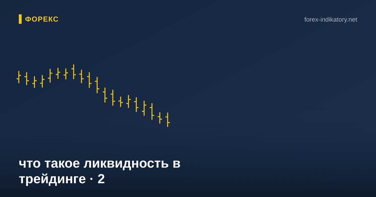 Что такое ликвидность в трейдинге — иллюстрация по теме статьи