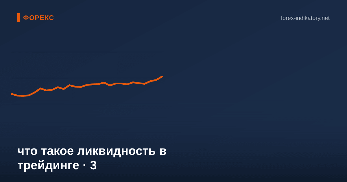 Что такое ликвидность в трейдинге — иллюстрация по теме статьи