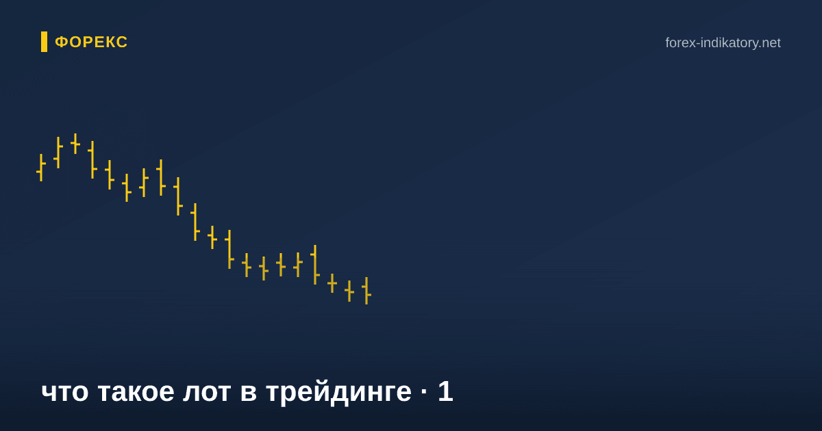 Что такое лот в трейдинге — иллюстрация по теме статьи