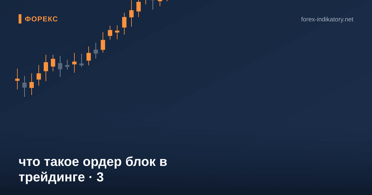 Что такое ордер блок в трейдинге — иллюстрация по теме статьи