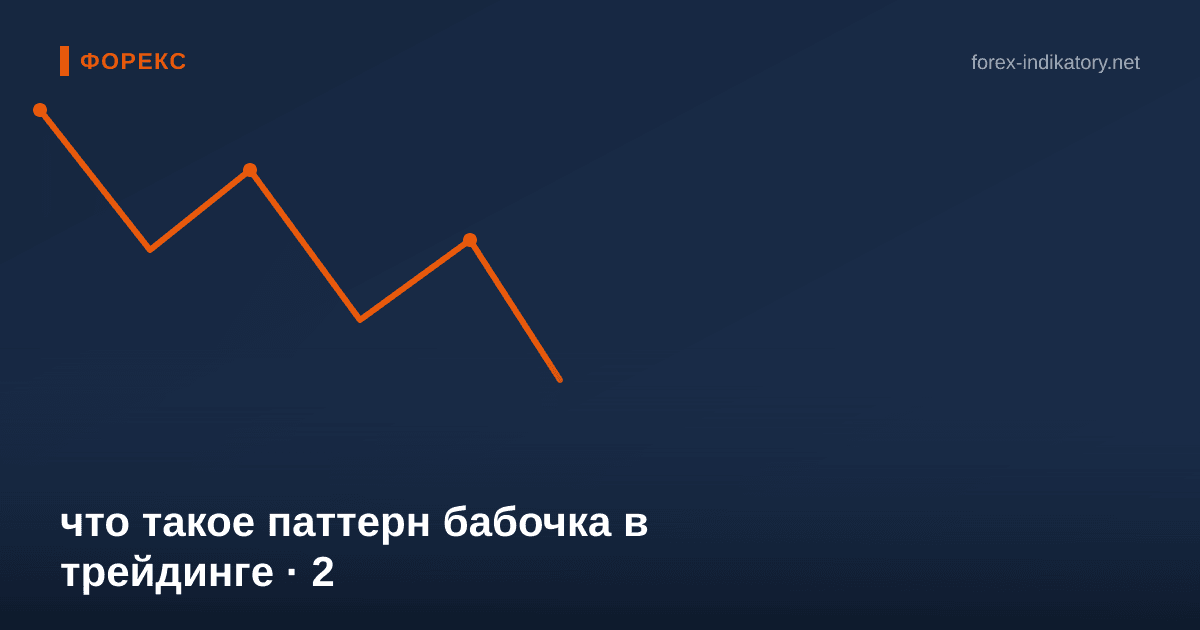 Что такое паттерн бабочка в трейдинге — иллюстрация по теме статьи