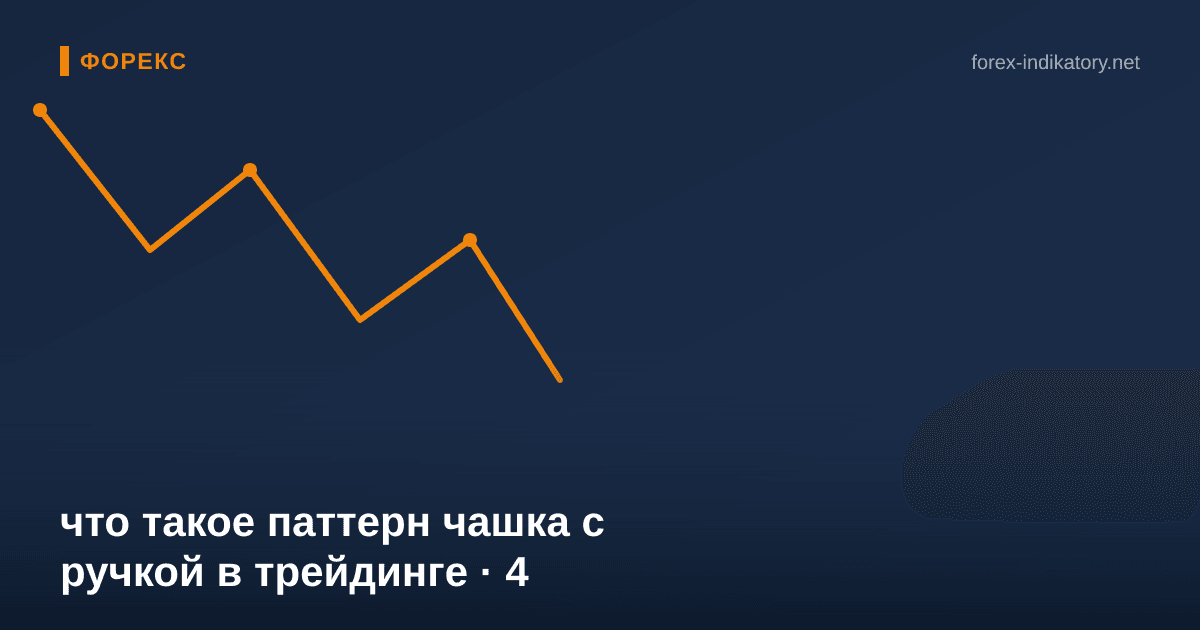Что такое паттерн чашка с ручкой в трейдинге — иллюстрация по теме статьи