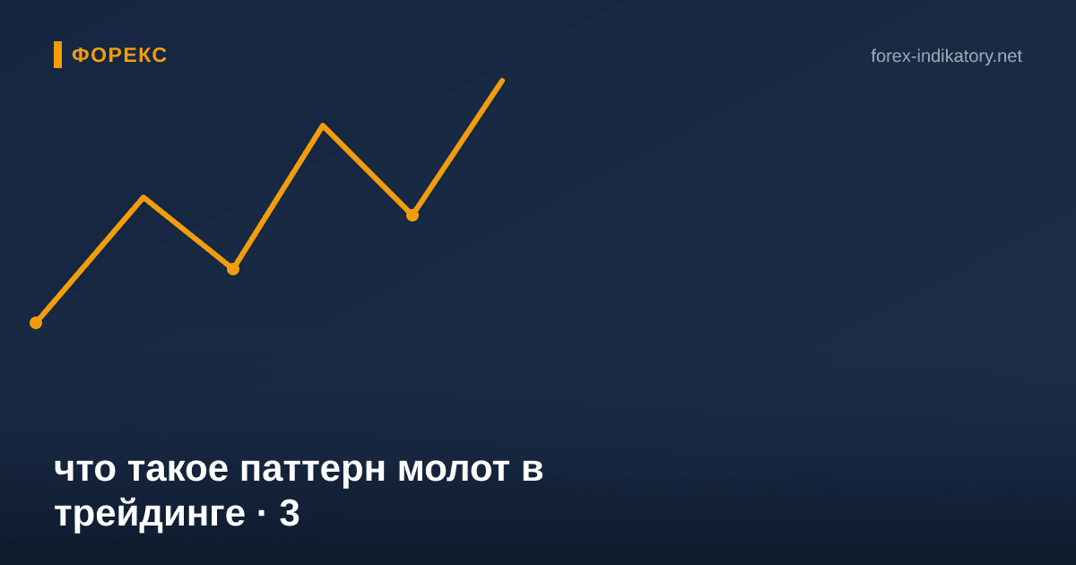 Что такое паттерн молот в трейдинге — иллюстрация по теме статьи