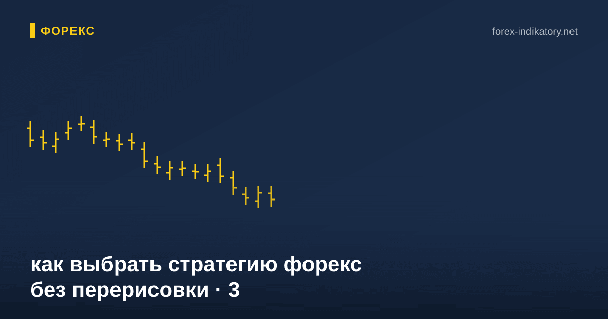 Как выбрать стратегию форекс без перерисовки — иллюстрация по теме статьи
